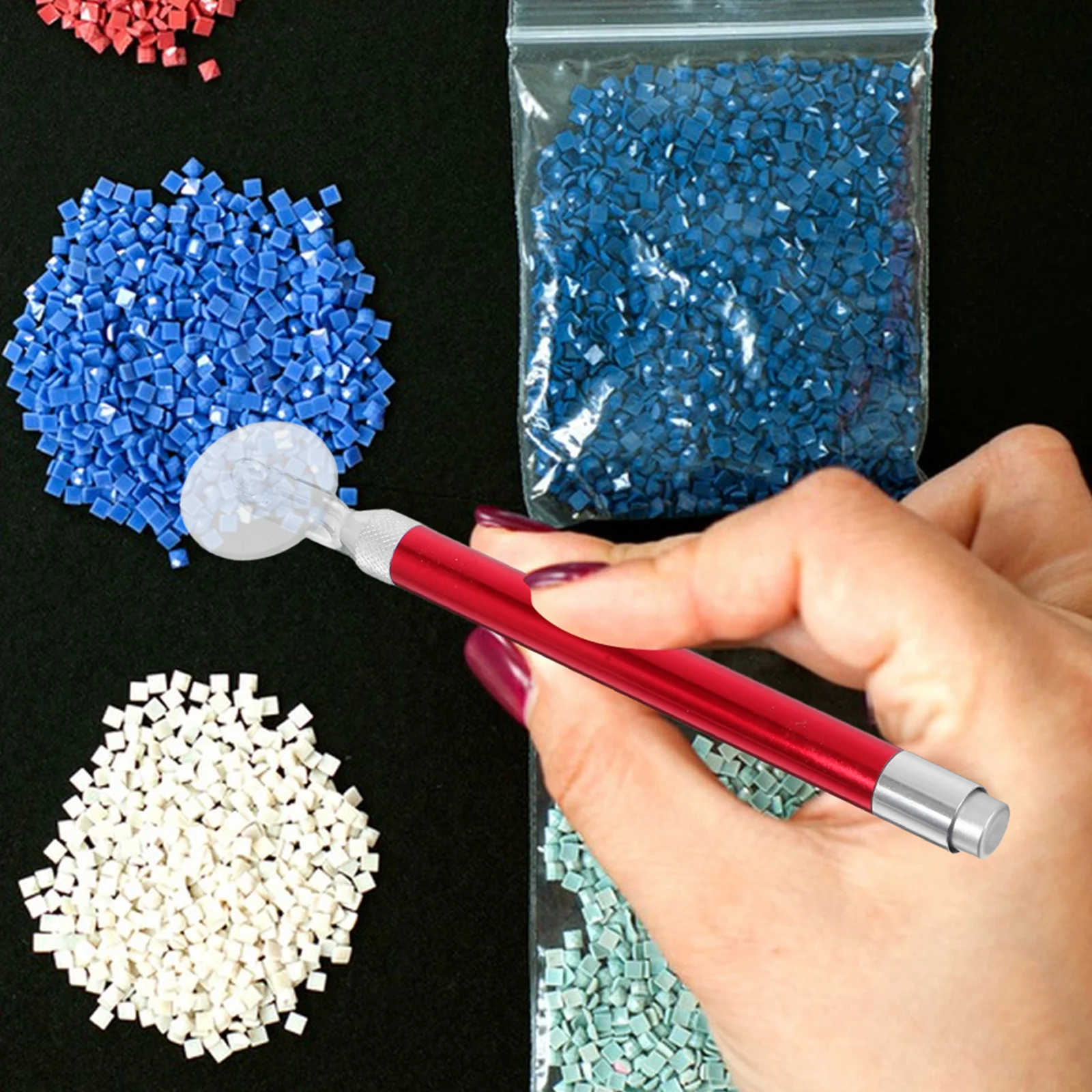 

Tool Rhinestone Setter Circular Stone Picker Craft Helper Dotting Tools Crafting Supplies DIY Pen