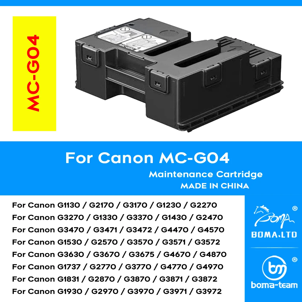 Maintenance Ink Tank for Canon MC-G04 For Canon PIXMA G3170 G3270 G3370 G3470 G3471 G3472 G3570 G3571 G3572 G3630 G3670 Printer