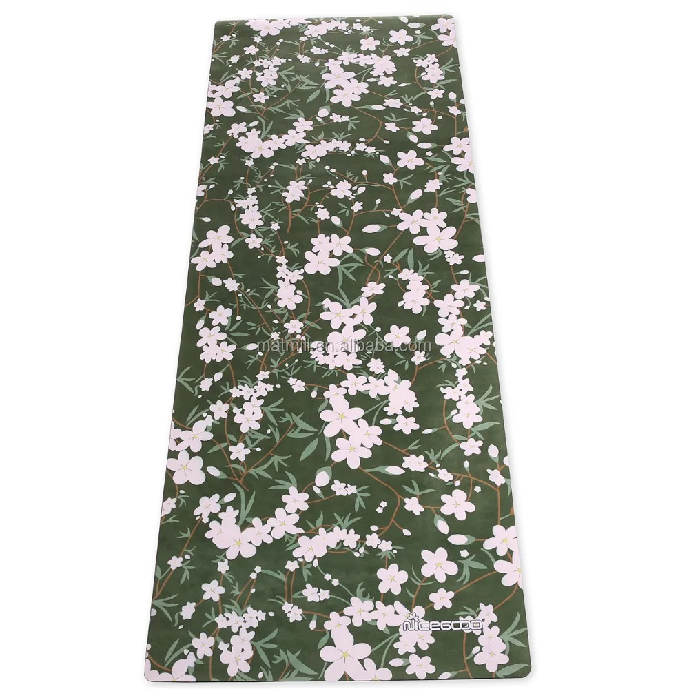 

Suede And Rubber Yoga Mat Eco Friendly Printed Durable Non Slip Fitness Yoga Mats 11