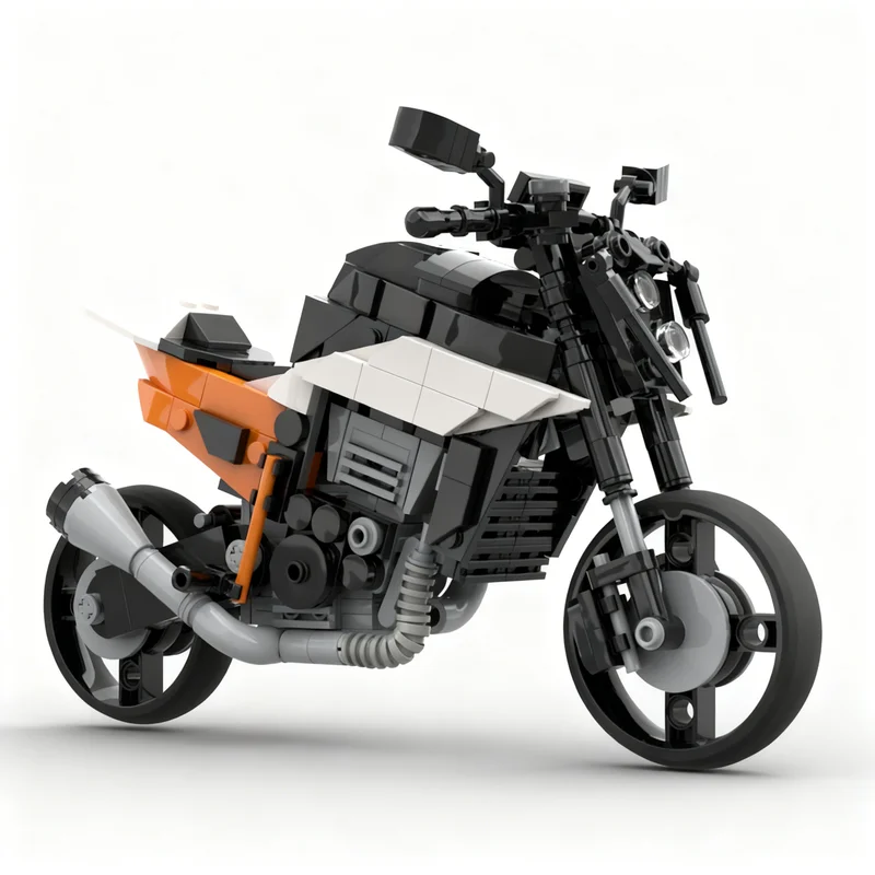 367ピース-moc-クリエイティブモデル-ktmデューク990-r-1-12-カスタムビルディングブロック-diyアイデア-組み立てディスプレイギフト-コレクタブル-ホームデコレーションセット