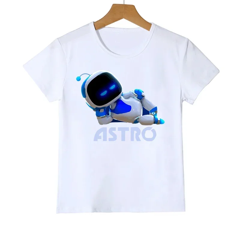 Funny Astros Playroom Summer Children T Shirt Boy Clothing Cartoon Print  Casual T-shirt Short Sleeve Cotton Top Baby Kid Tee