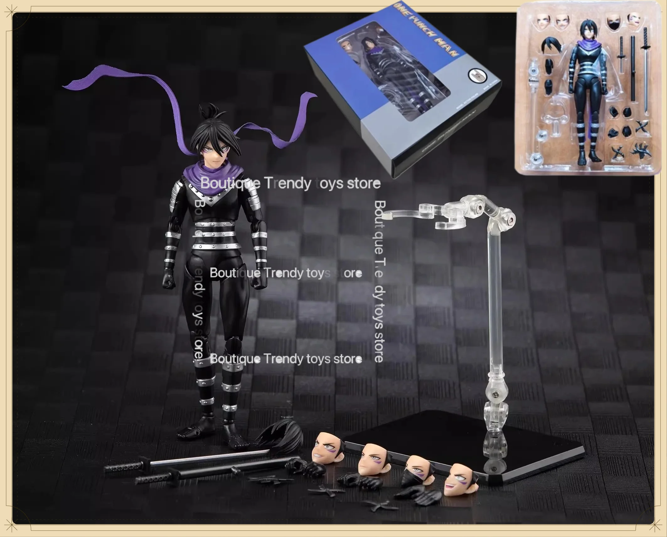 

GT Model Great Toys Dasin Model One Punch Man Speed O' Sound Sonic SHF Figma S.H.F 1/12 Action Figure