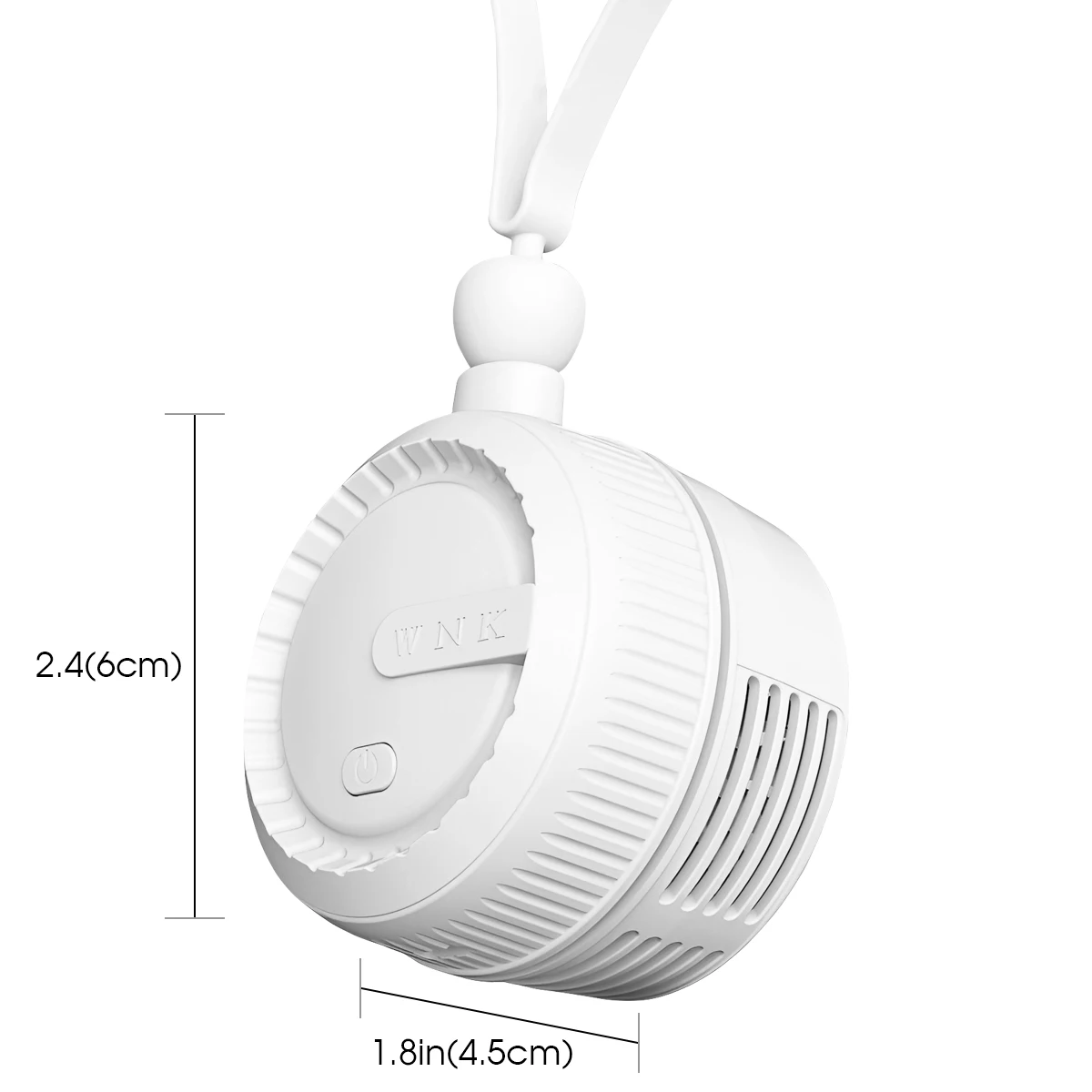 USB Rechargeable Neck Fan Bladeless Hands Free Portable Cooling Fan Strong Wind Ultra Lightweight Quiet for Camping view 2