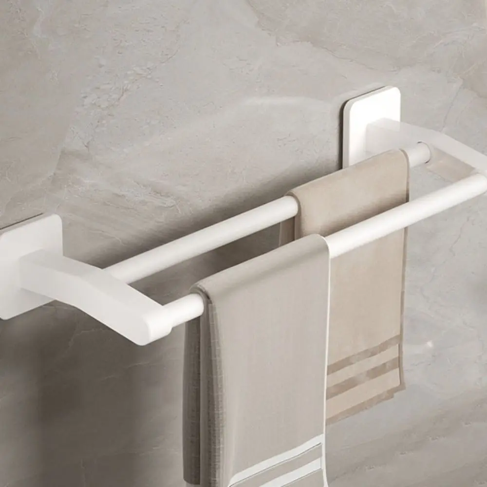 Good bearing capacity No-punch towel bar Save space rust-proof Towel rack Space aluminum multi-purpose Wall shelf Shower room