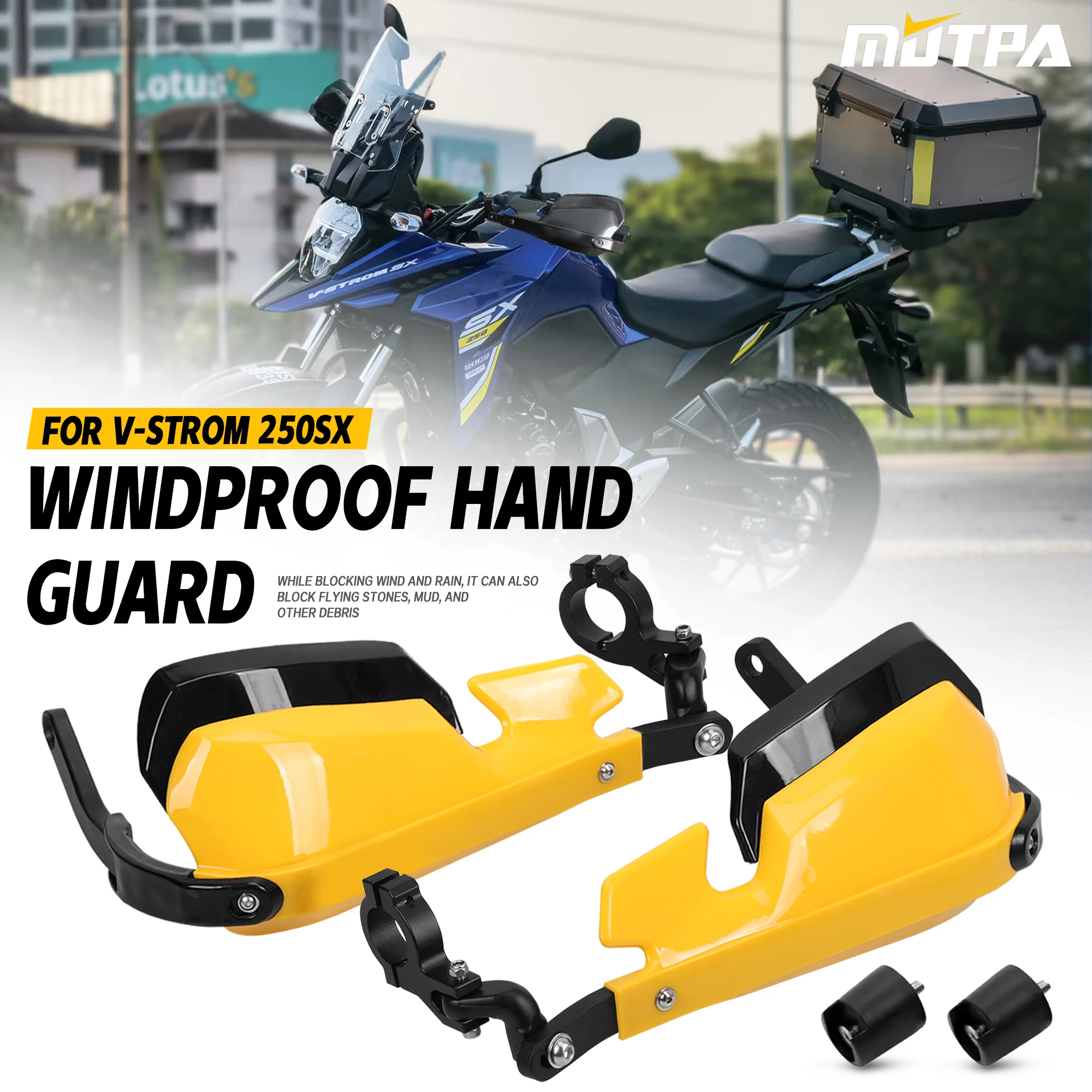 For Suzuki V-Strom 250SX 250 SX Motorcycle 250SX Aluminum Alloy Handguard Shield Hand Guard Handlebar Lever Protector Cover