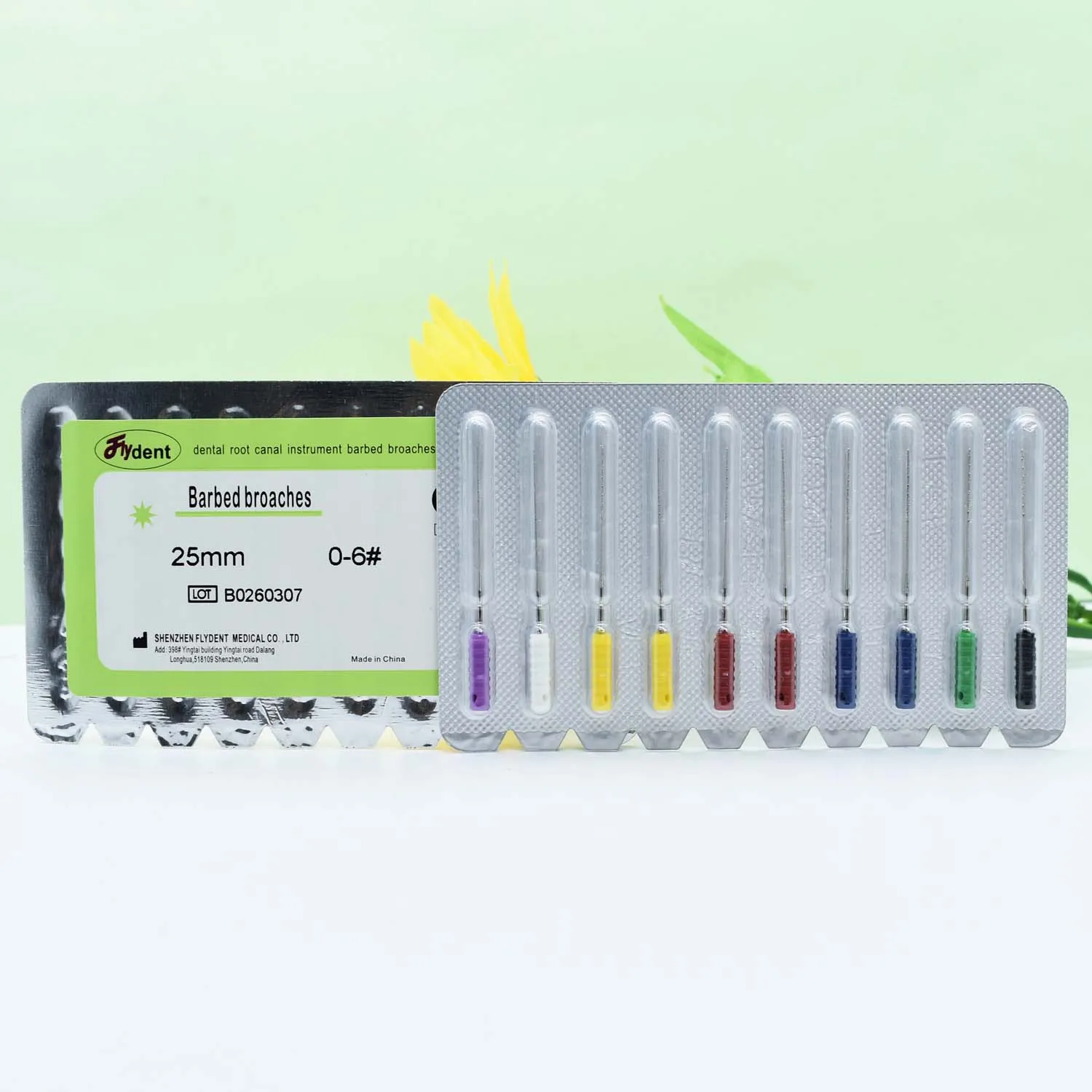 

Dental Root Canal Files Cleaning Needle Square Barbed Broaches Dentistry Endodontic Accessories 21mm 25mm 10Pcs/Pack Dentistry