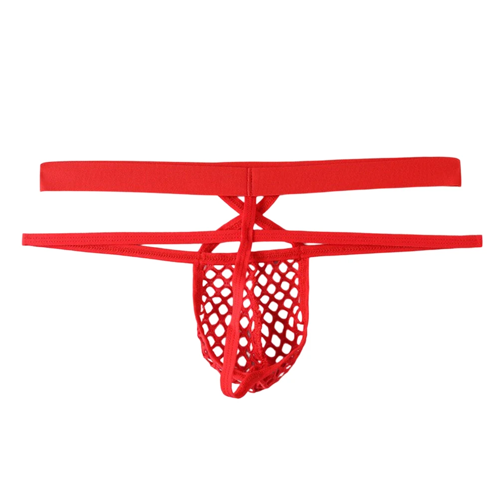 

Стильные мужские стринги из сетки, дышащие, прозрачные, с двойным поясом, обеспечивающие поддержку, идеально подходят для нижнего белья и ночной одежды.