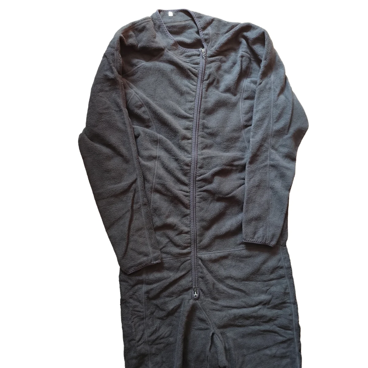 LIGHTWEIGHT THERMAL UNDERSUIT FLEECE DRYSUIT Full body WARM Fleece, front zip.BLACK