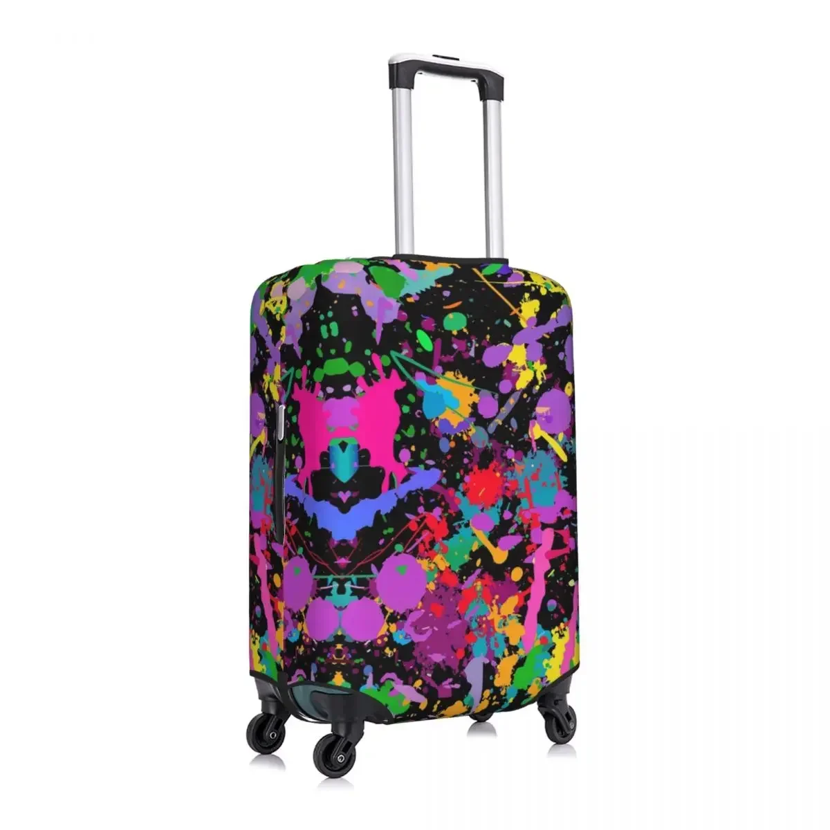 Colorful Abstract Graffiti Camouflage Pop Art Suitcase Cover Dust Proof Travel Luggage Covers for 18-32 inch