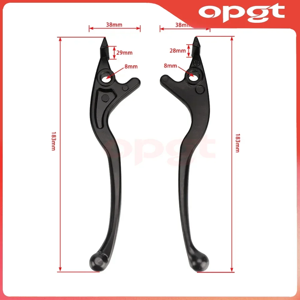 OPGT Universal Motorcycle Brake Clutch Levers,Replacement Parts for 50cc 70cc 90cc 110cc 125cc Dirt Bike Scooter Pit Bike Access