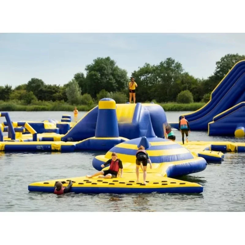 Customized Waterpark Giant Inflatable Water Park Equipment High Quality Floating Inflatable Aqua Park