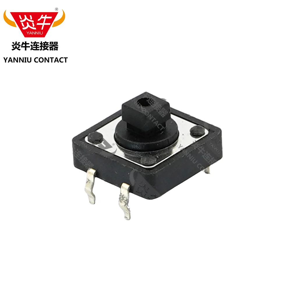 50Pcs 12*12 12X12 6X6  6*6 7.3 H 4P 4PIN SWITCH  B3F 4055 TACTILE TACT PUSH BUTTON MICRO SWITCH RESET SWITCHES YANNIU