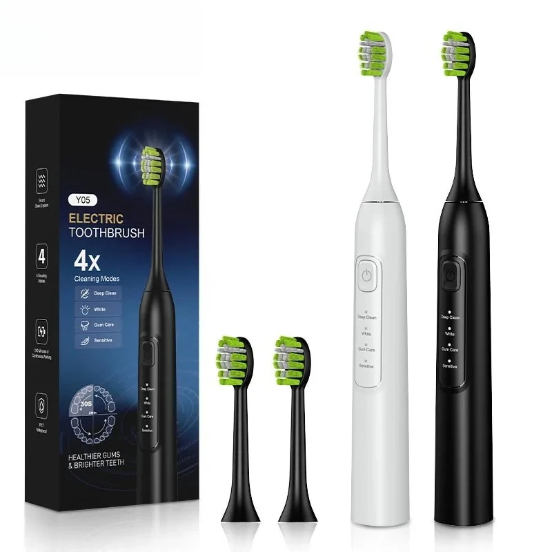

YOUPIN Electric Sonic Toothbrush Smart Timing Tooth Brush Teeth Whitening Fast USB Rechargeable Toothbrush with Replacement Head