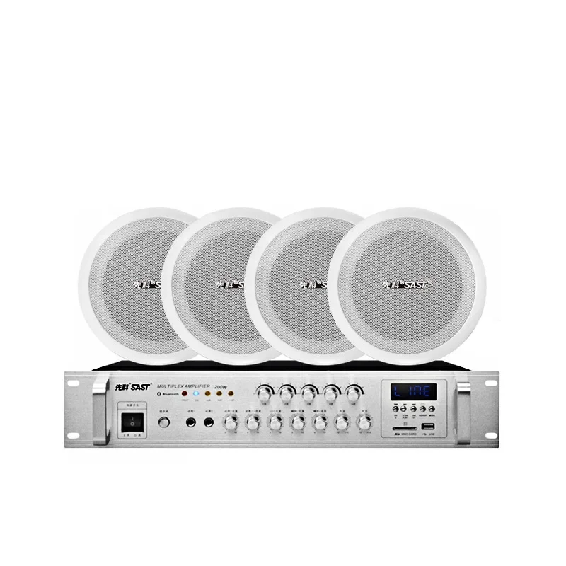 

Ceiling speaker, set, constant pressure, power amplifier, background music, ceiling, stereo, ceiling speaker