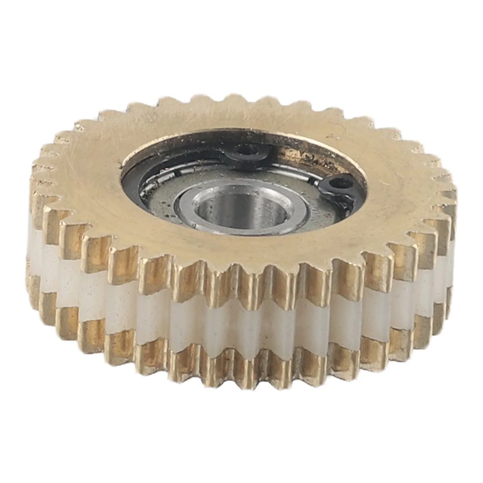 For Bafang Motor Gear with Bearing 36 Teeth Ebike Wheel Hub Noise Reduction Nylon+Steel/Copper (White+Silver/Gold)