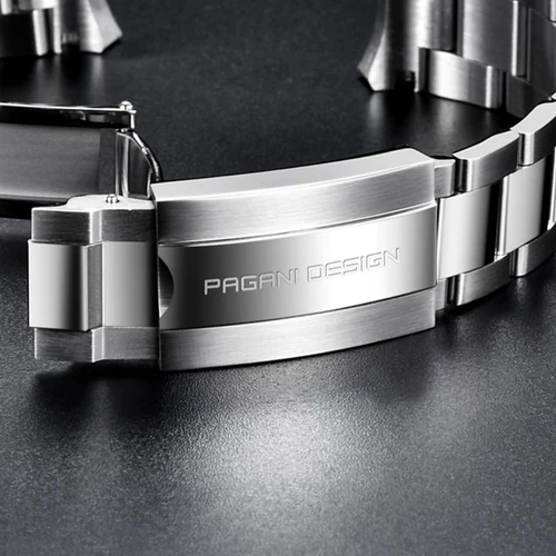 Imagen 2 del producto Pagani Design-Correa oficial Original de fábrica, pulsera de plata 316L, adecuada para Pd1661 Pd1662, correa impermeable de 20Mm