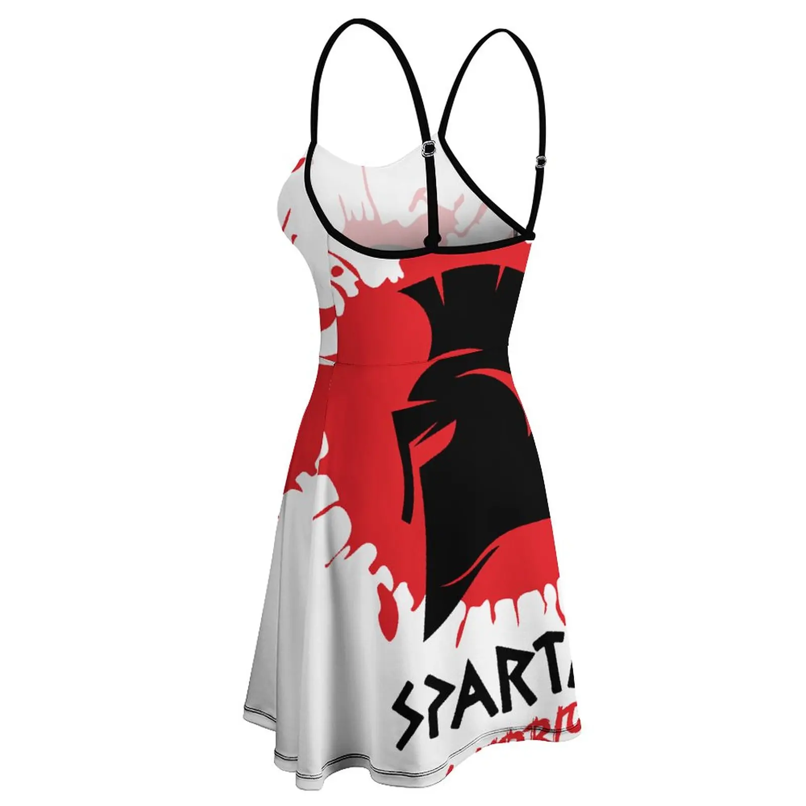 Sexy Spartan Sparta Warrior Helmet 20 Women's Sling Dress Humor  Vacations  Woman's Dress Strappy Dress Top Quality