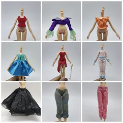a variety of clothes tops shirt pants dress for 30cm doll fashion cool doll high school doll