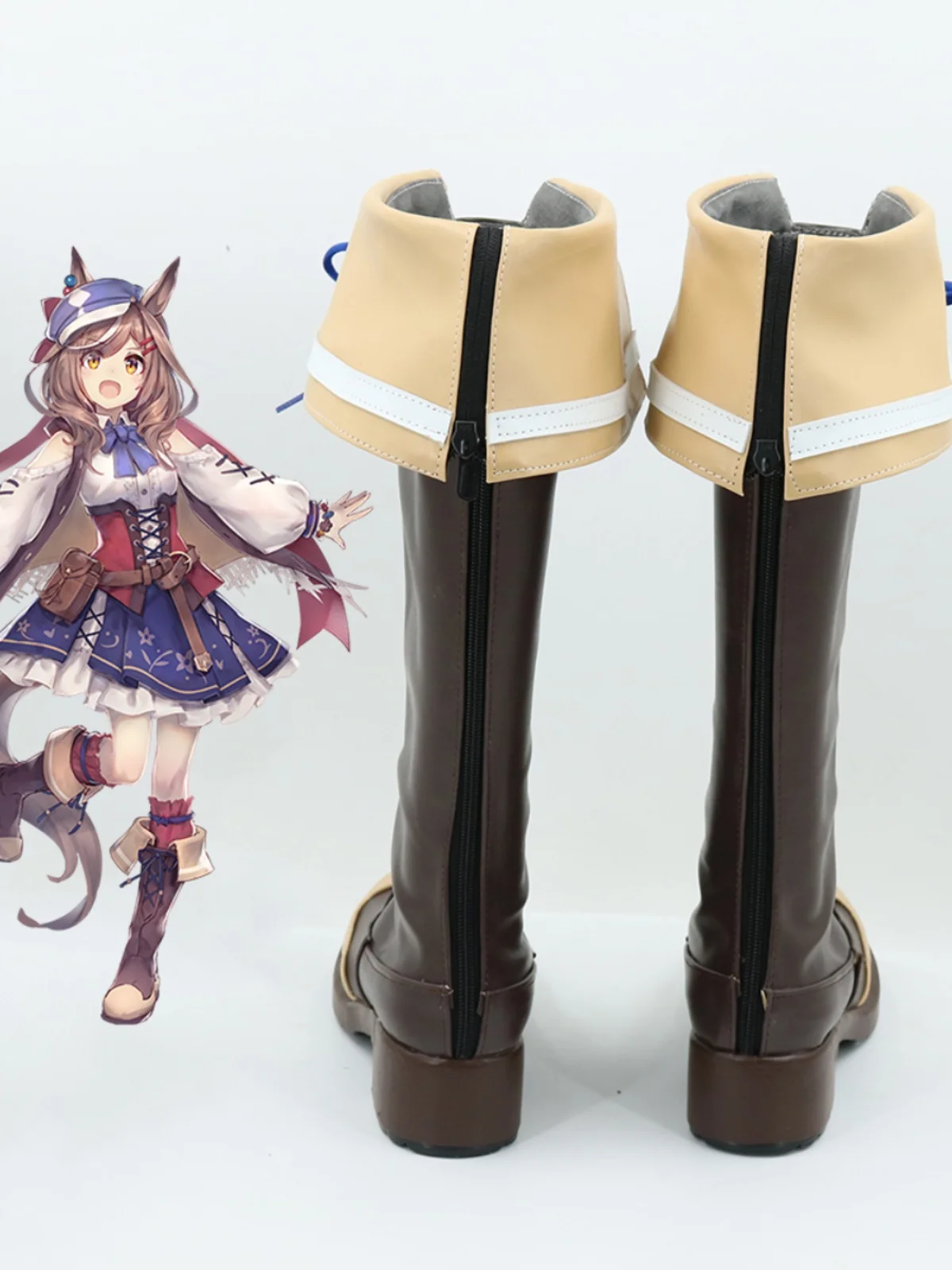 Pretty Derby Matikanetannhauser Cosplay Sapatos Botas Sapatos Cosplay de Halloween