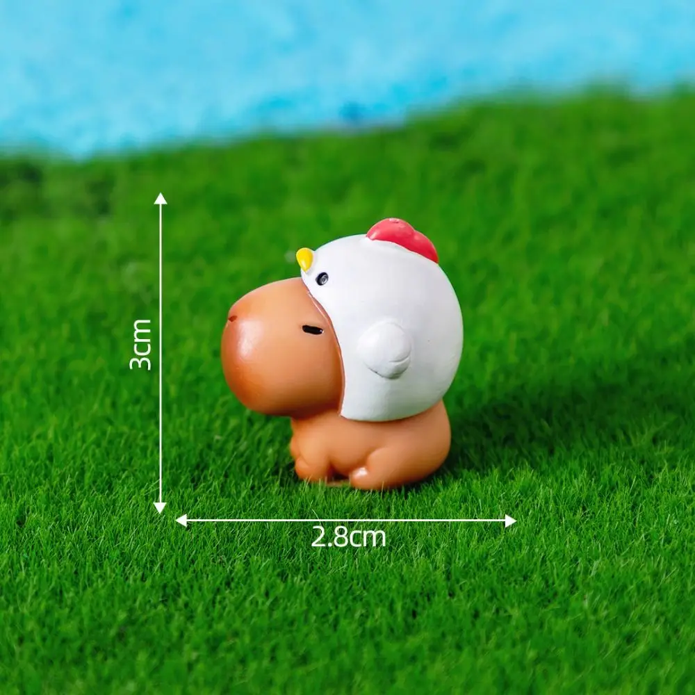 Dieren Capibara Capibara Figuur Speelgoed Simulatiemodel Simulatie Capibara Model Cartoon Figuur Capibara Dieren Figuren