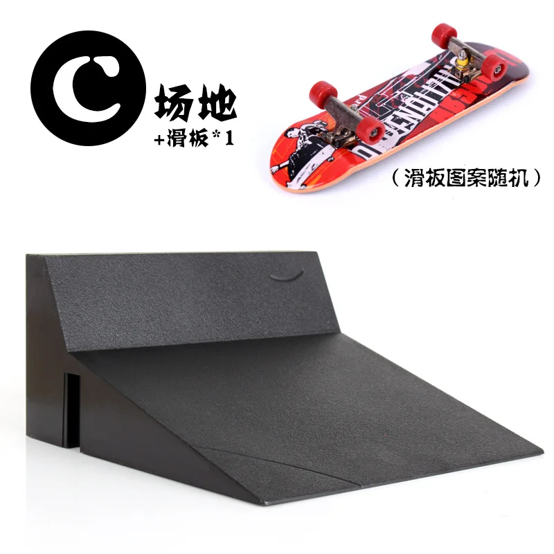 Tech Finger Skateboard Kit Vingerfiets Mini Tweewielige Scooter Board Skate Vingers Sport Training Props Hellingen Skate Park Speelgoed H25