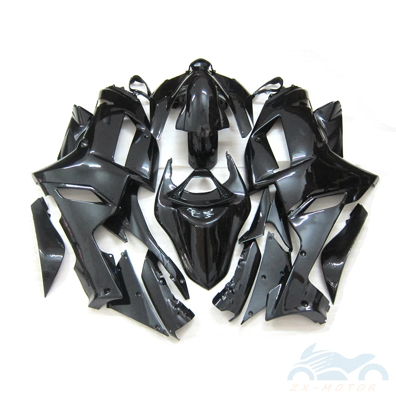 Upgrade Custom Injection Motorcycle Fairing Fit For Kawasaki ZX6R 2007 2008 Matte Black fairings kits ZX6R 07 08 AS12