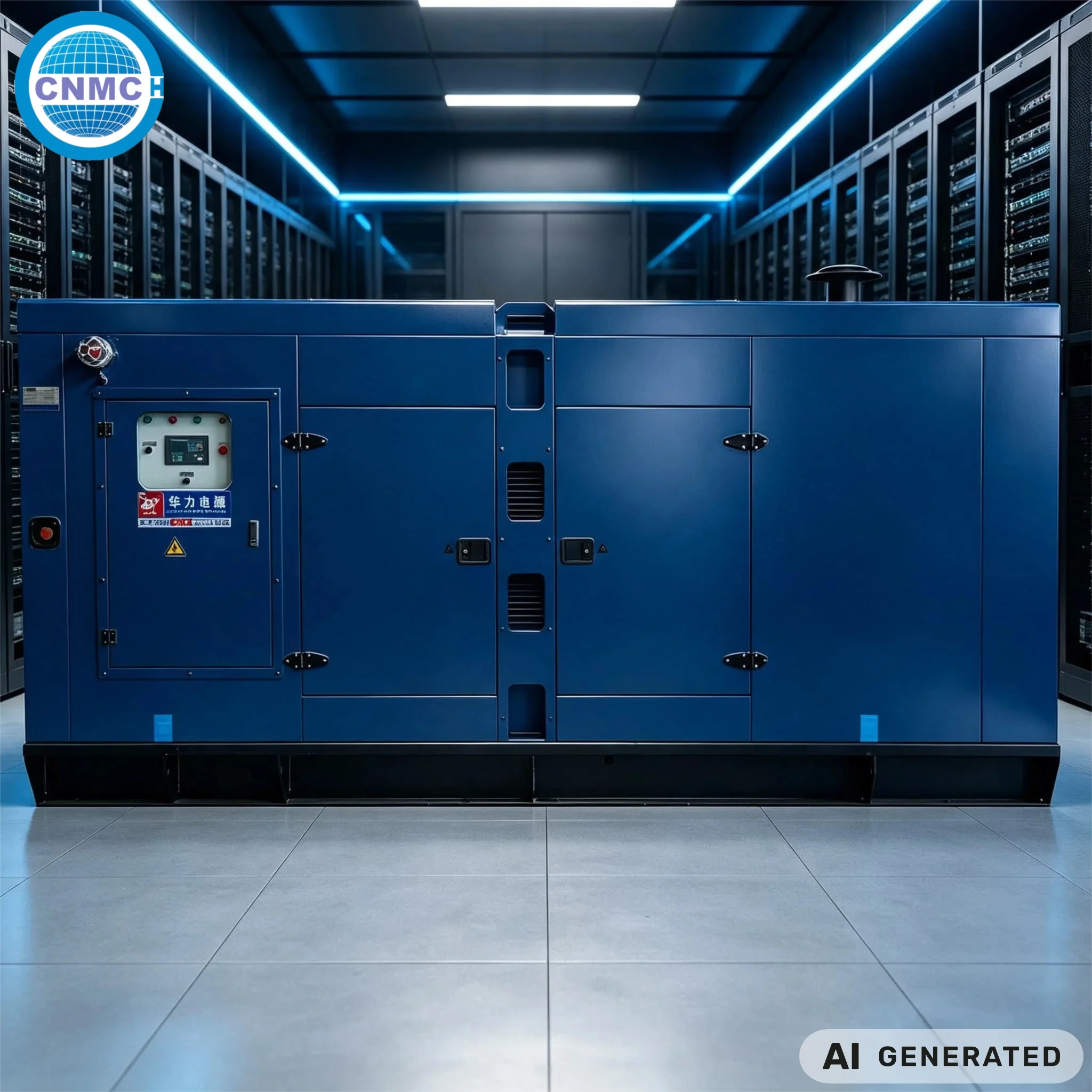 500KW 1000KW 2000KW 3000KW 13.8kV 60HZ Diesel Generator Baudouin Electricity Generator UL 2200 EPA Certified Data Center Use