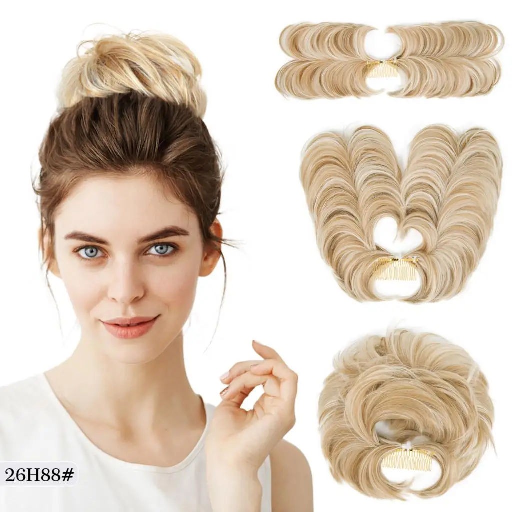 Women's Adjustable Ponytail Scrunchie Hairpiece, Short Extension