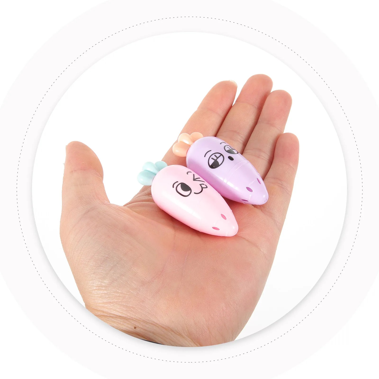 6Pcs Cartoon Highlighter Pens Comfort Grip Smooth Writing for Color Coding Study Portable Compact Book Markers