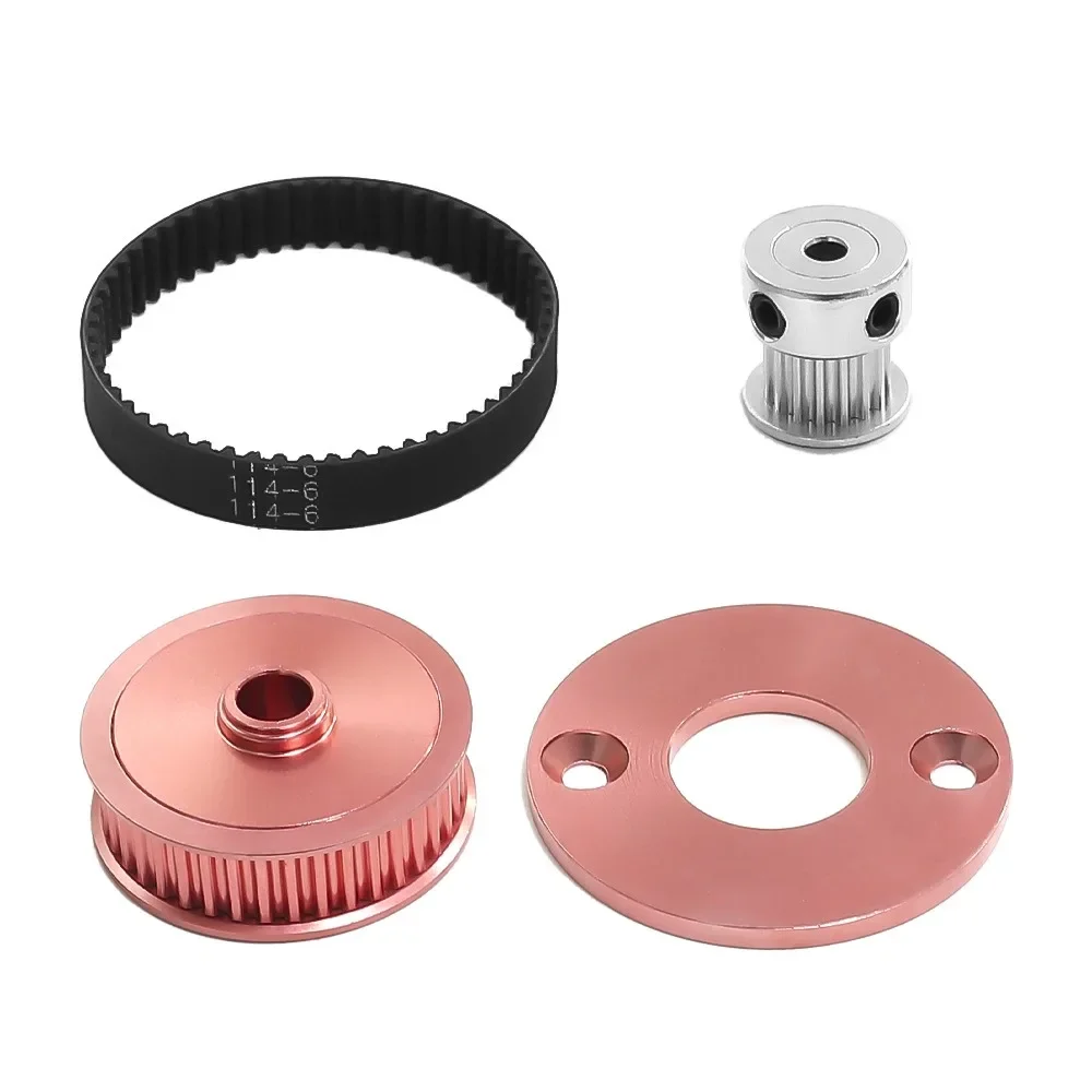 TT-02 Low Noise Belt Drive 16T 40T Transmission Gears System DIY Modify Upgrade Parts for Tamiya TT02 TT-02 1/10 RC Car