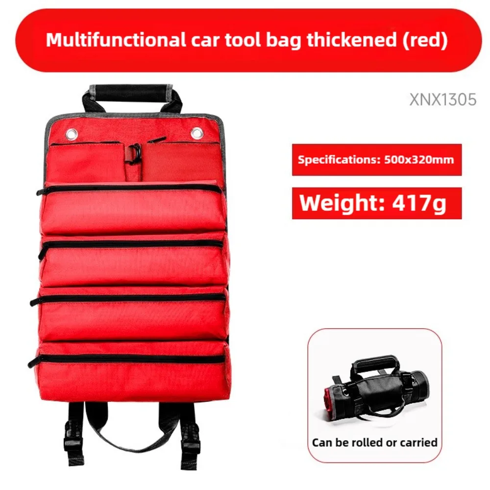 Large, Small Multi-Purpose Tool Bag Portable Professional Hardware Tools Pouch Wrench Screwdriver Pliers Roll Case