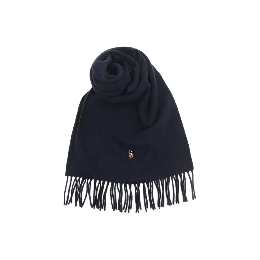 

Polo Ralph Lauren Wool Knit Scarves Unisex Dark Blue pc1047433