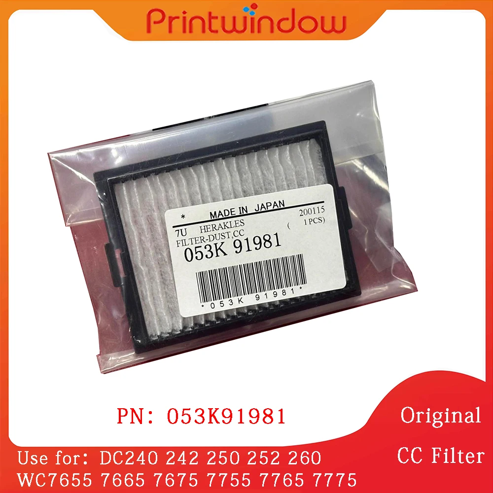 

053K91981 Оригинальный новый фильтр CC для Xerox DC240 242 250 252 260 WC7655 7665 7675 7755 7765 7775 550 560 700 C75 J75 053K91980