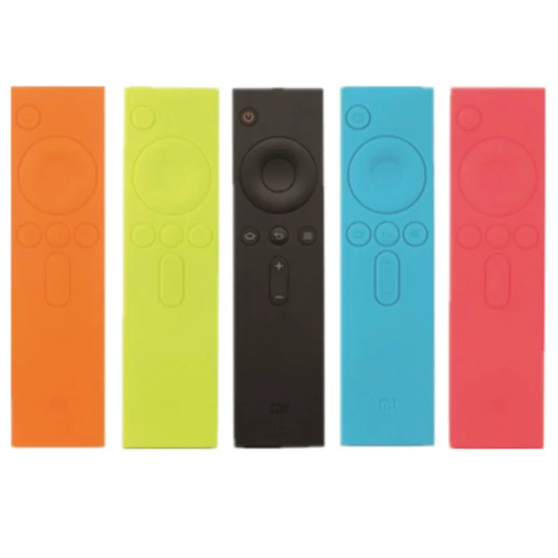 Xiaomi 다채로운 소프트 실리콘 고무 커버 보호 케이스에 대 한 원격 제어 보호 케이스 미 TV 상자 원격 제어 커버
