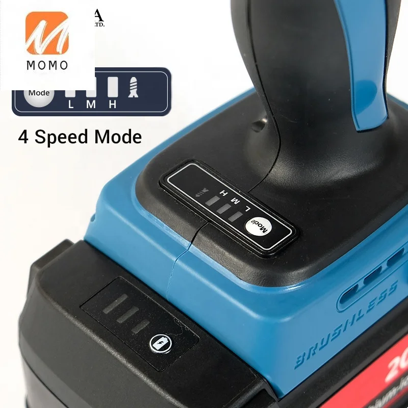 20V Brushless 1/4 "Hex Power Impact Driver