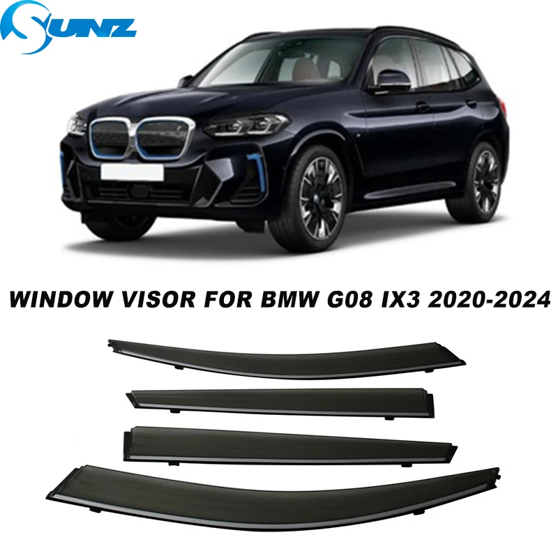 

Car Window Deflectors For BMW G08 iX3 2020 2021 2022 2023 2024 Side Window Visor Guard Vent Rain Guard Weather Shield