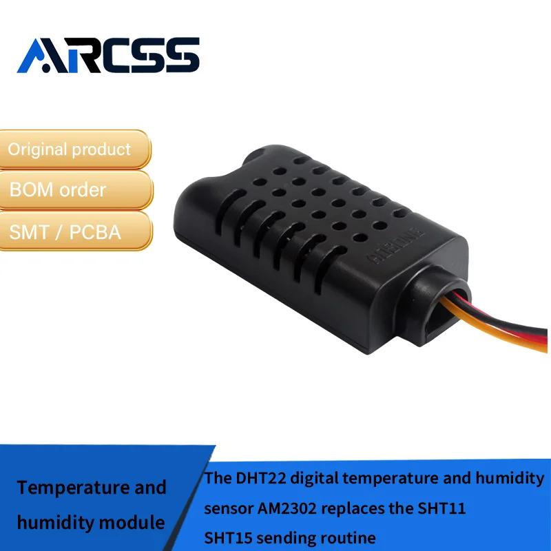 DHT21/AM2301(2301A) Módulo sensor digital capacitivo de temperatura y humedad reemplaza SHT10 SHT11