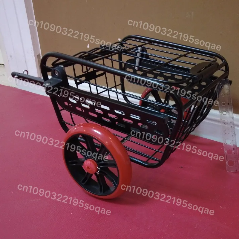 

Small Dog Puppy Pull Cart Pet Trailer 4-8 kg for Bicycle Walking Jogging Folding Stroller