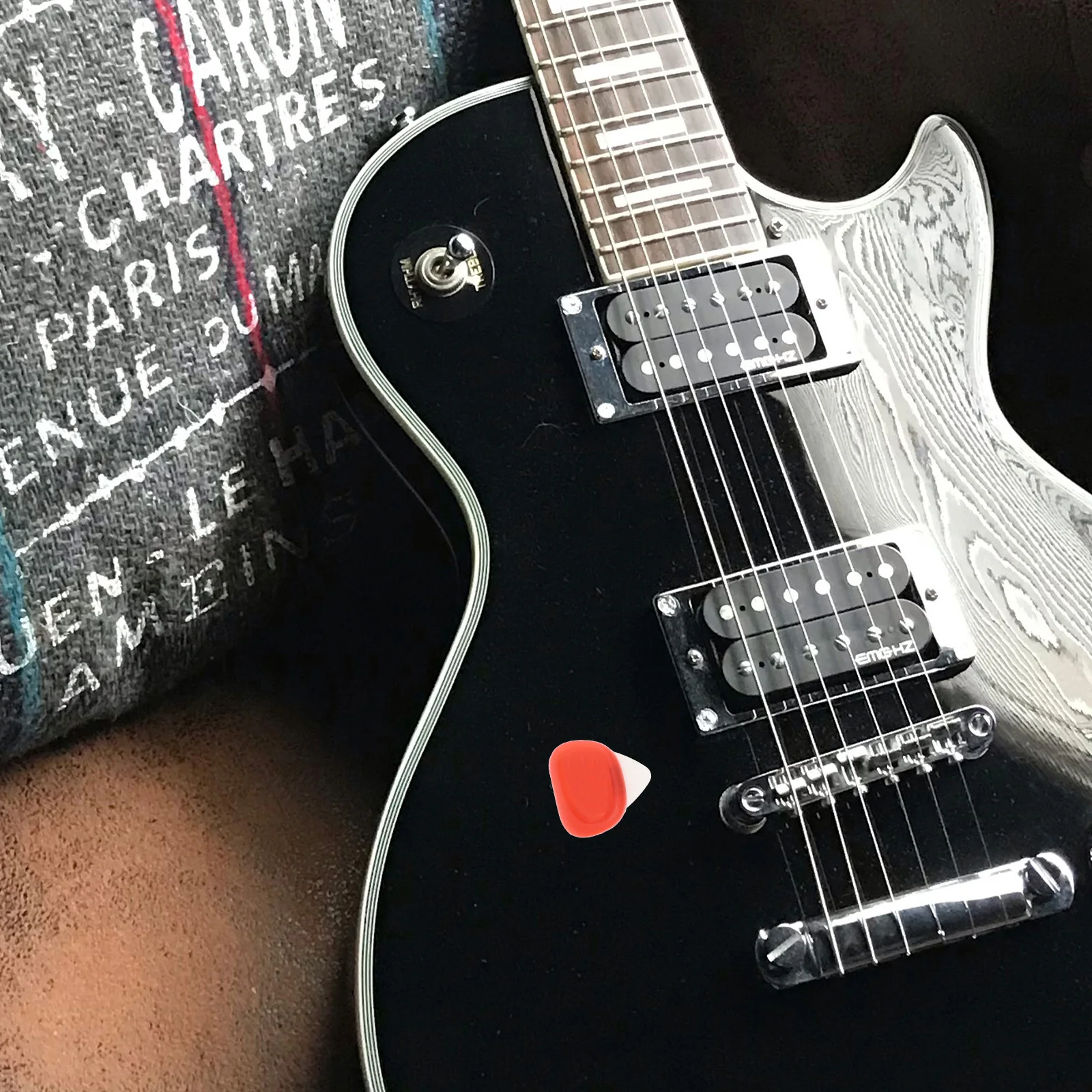 

Guitar Pick Set Practice Supplies Thick Picks Non Slip Bass Acoustic Accessories for Electric Plectrums