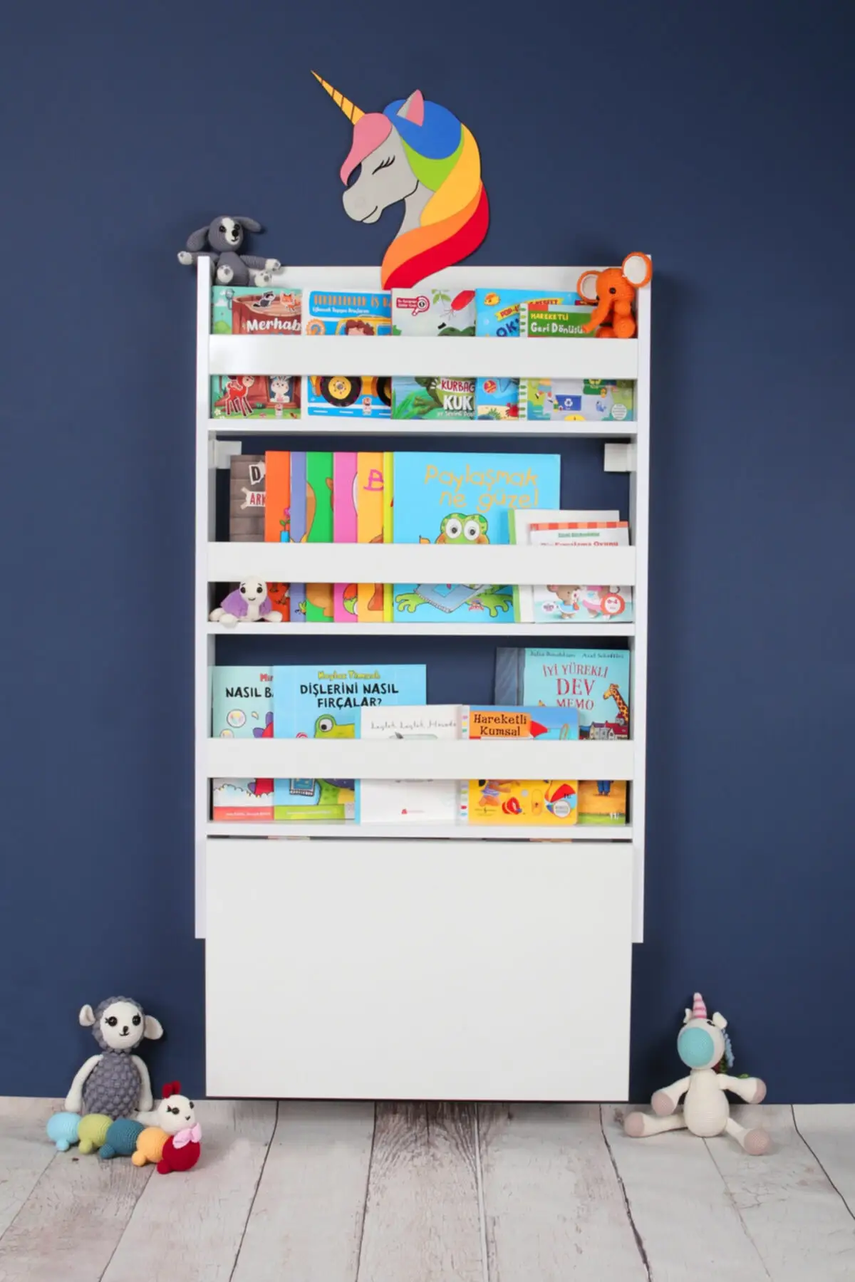 Unicorn Pikir 3 Rak Lipat Kisah Pendidikan Montessori Rak Buku