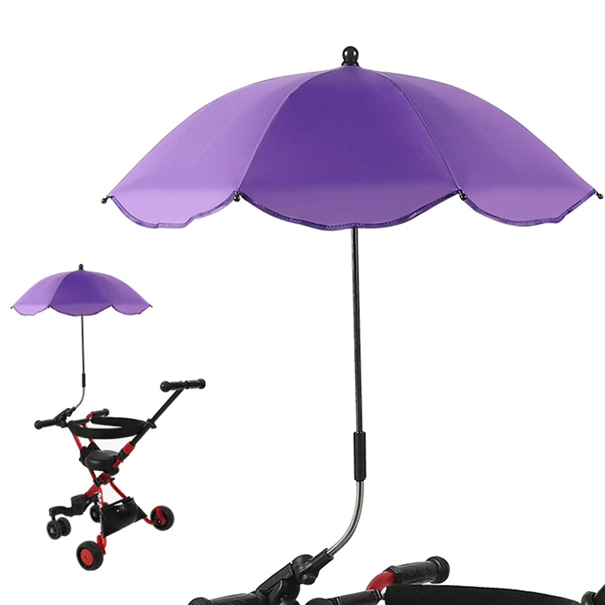 Convenient Baby Cart Sun Umbrella Multifunctional Stroller Umbrella Baby Cart Supplies for Outside Outdoor ( )