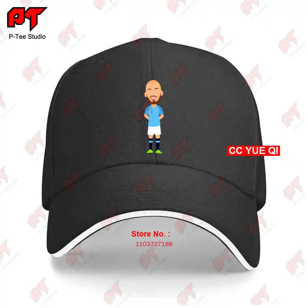 David Silva City Vector Head Baseball Caps Truck Cap 2LO3