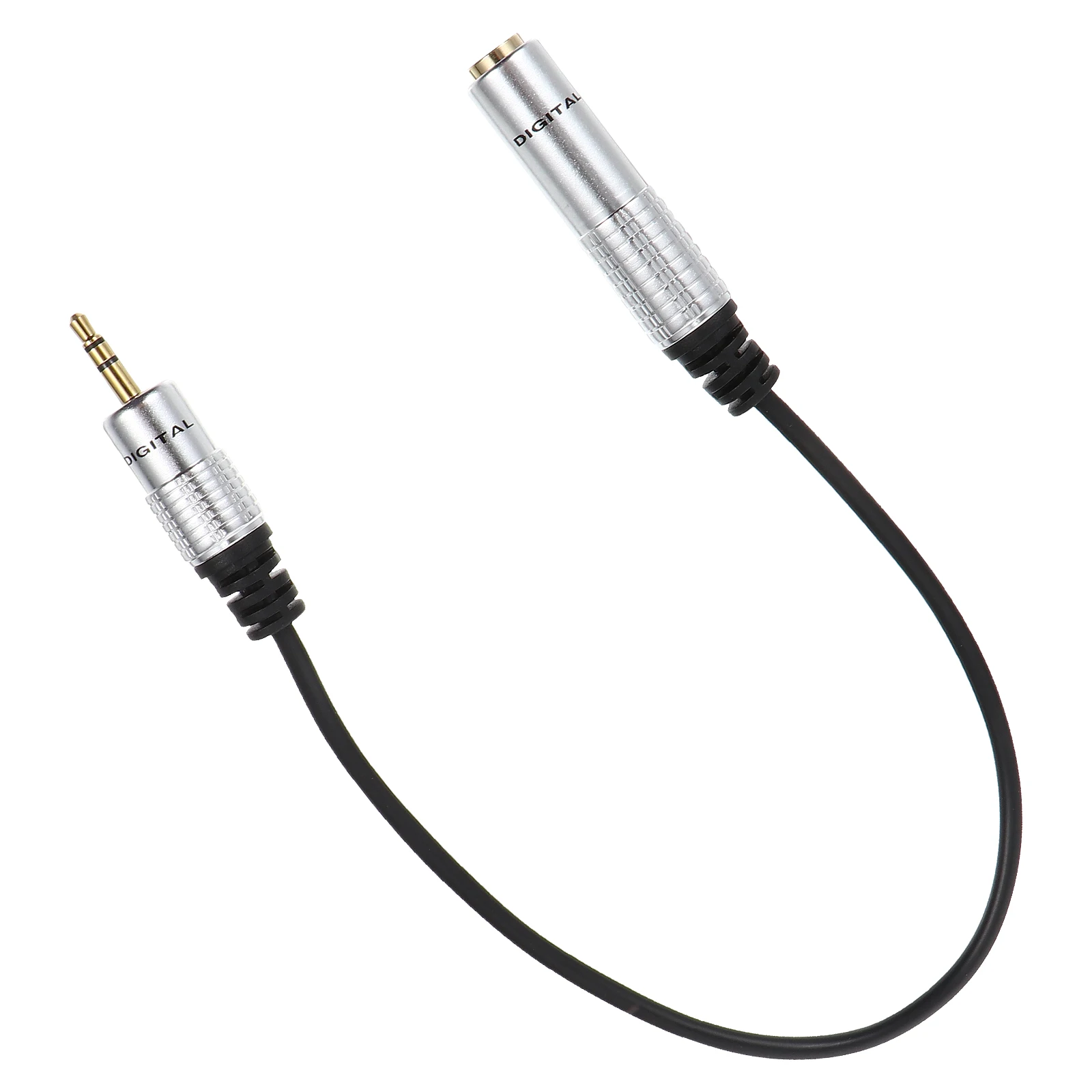 

3.5mm Male to 6.35mm Female Adapter Cable Audio Transferring Cable 0.3m Length Oxygen Free Copper Gold Plating Stereo Headset