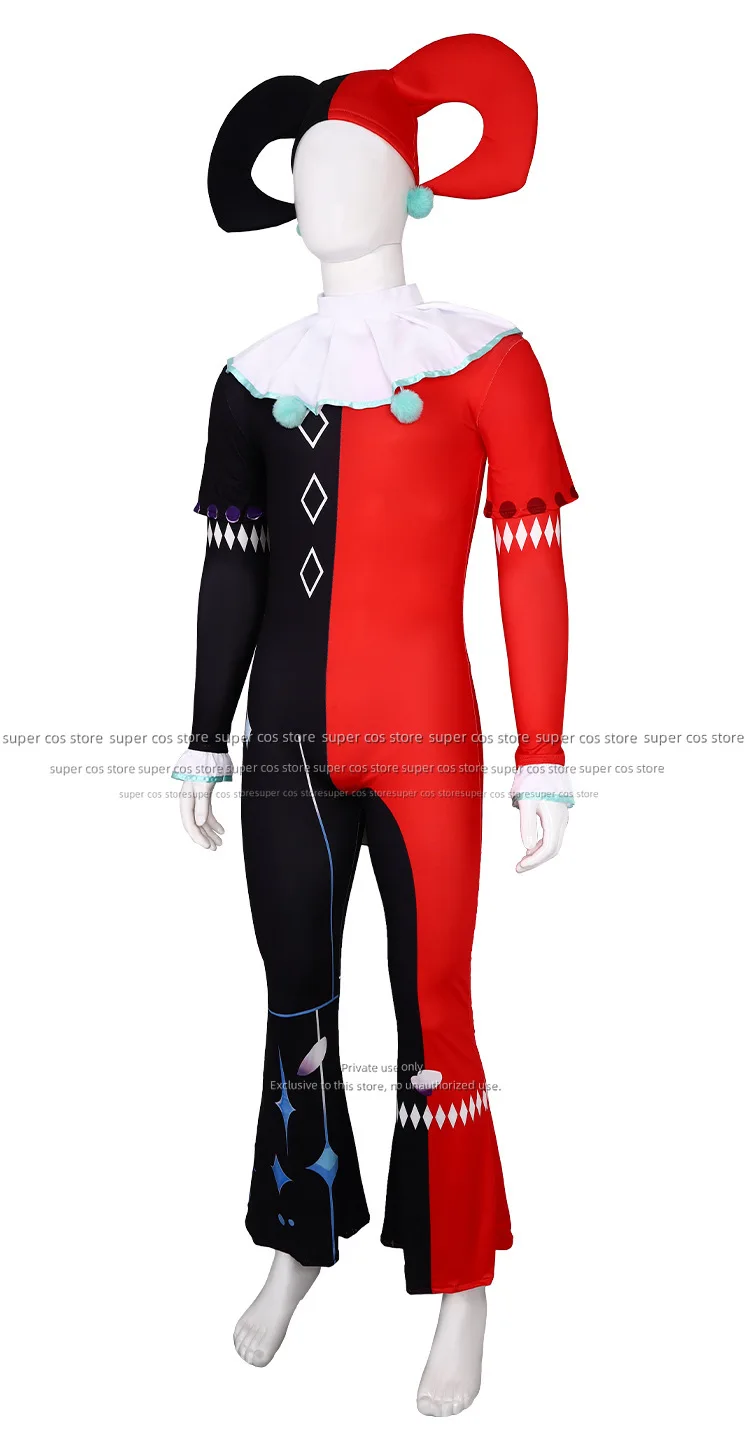 أزياء تنكرية لحفلة إيجي جوست كلوون / مهرج مخيف مضحك / زي أداء المسرح جوفي