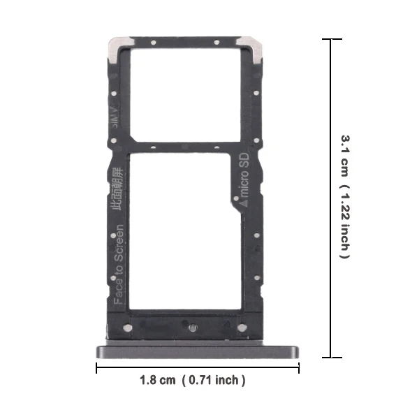 For Lenovo Tab M10 Plus TB-X606F TB-X606X SIM Card Tray + Micro SD Card Tray