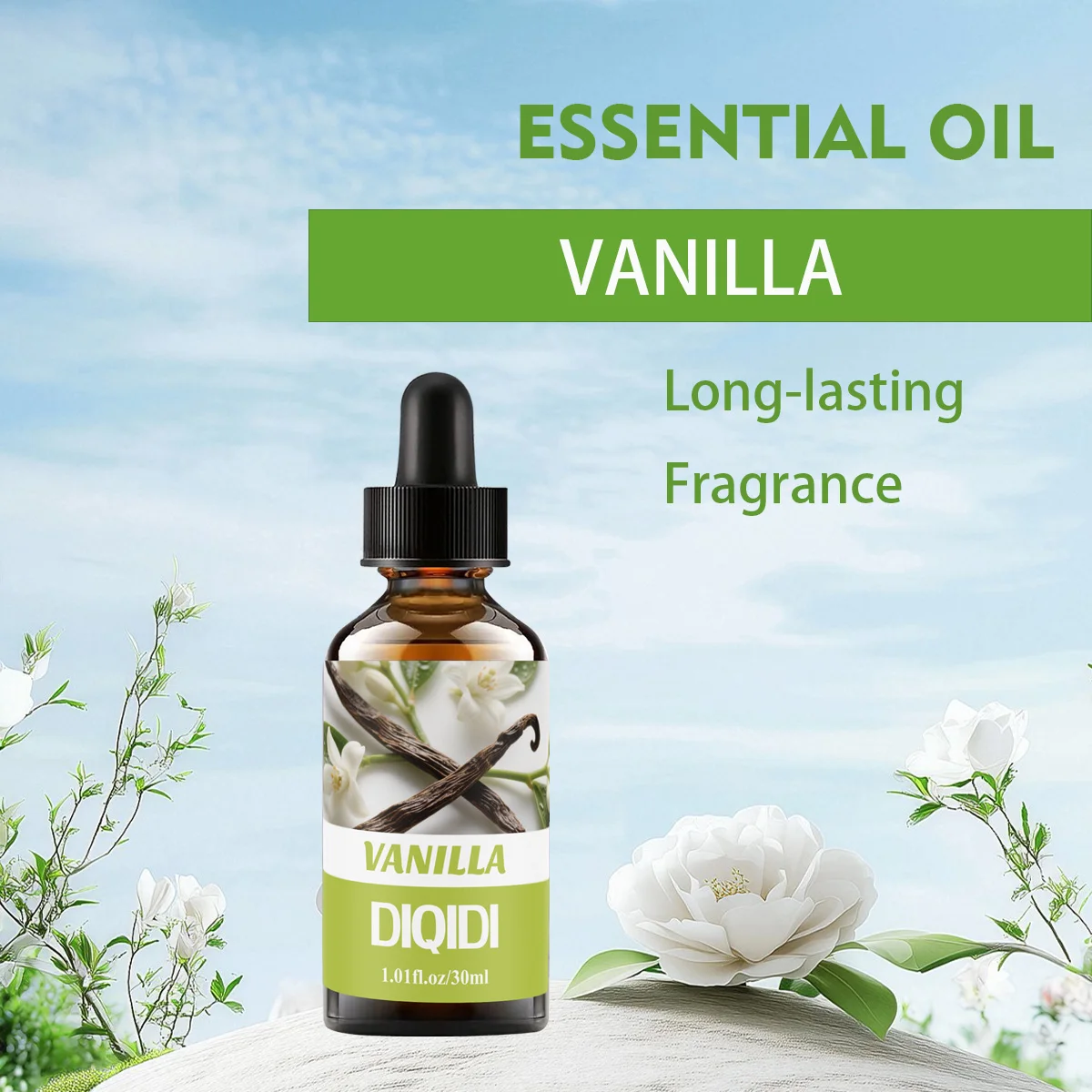 30 مللي زيت فانيليا أساسي، زيت اللوتس العطري، زيت ساكورا العطري، زيت عطري، زيت عطري للعلاج العطري