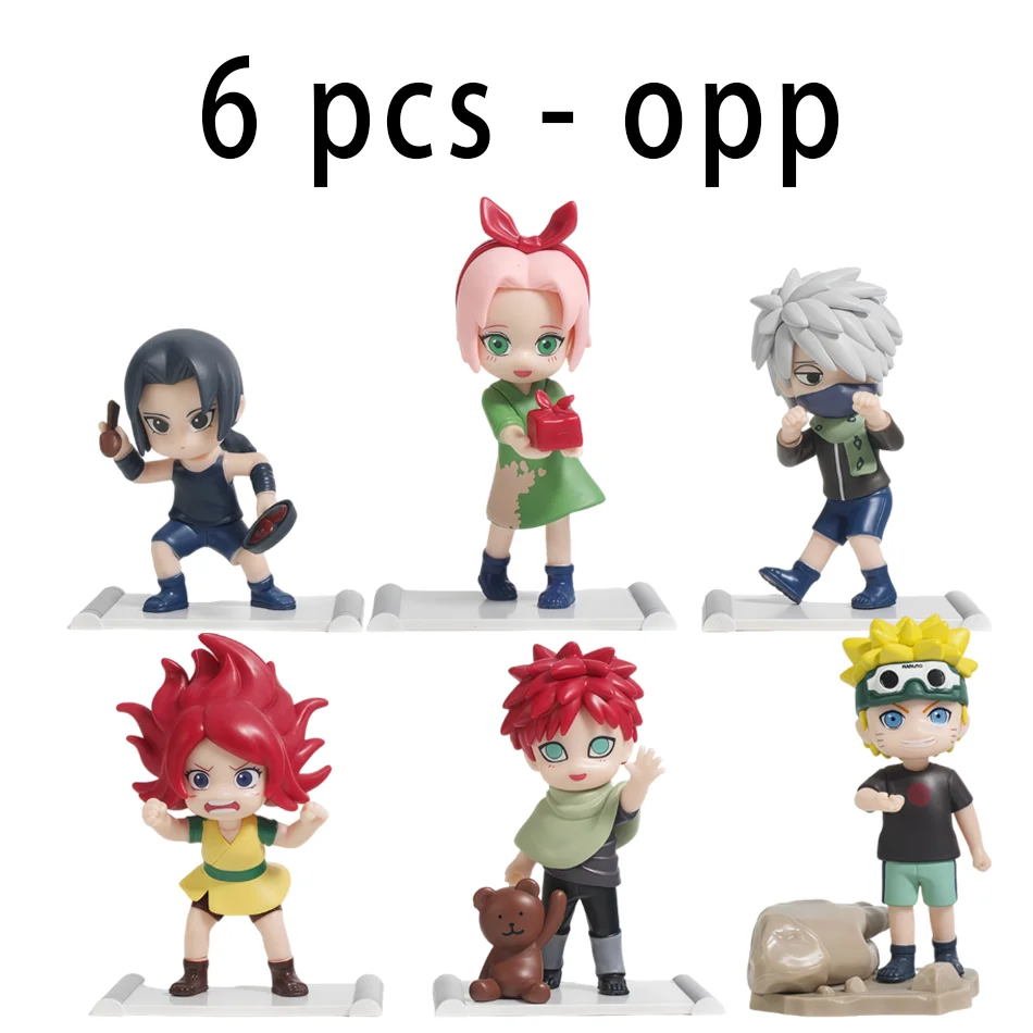 Blind Box Naruto Shippuden Kindheits-Serie Uzumaki Naruto Q-Version Überraschungsspielzeug Taschenanhänger Figuren Heimdekoration Schreibtisch-Deko – Detail 4