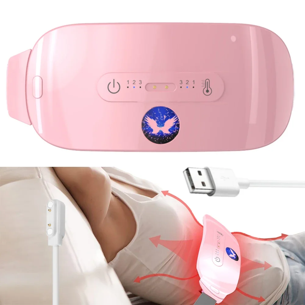 Portable Cordless Heating Pad Electric Waist Belt Device