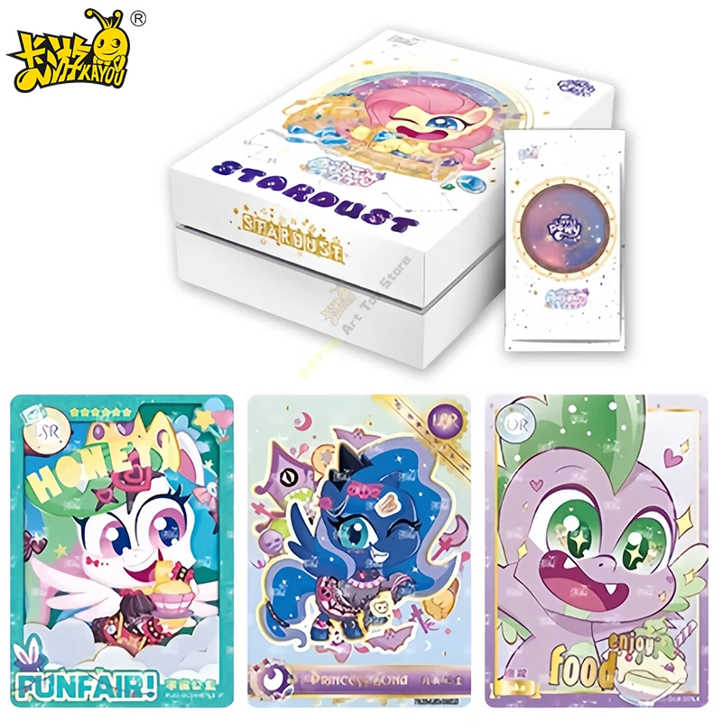 

KAYOU Official Genuine Version My Little Pony Card Cute Party Game Collection Cards Anime Peripheral Toys Flash Card Gifts