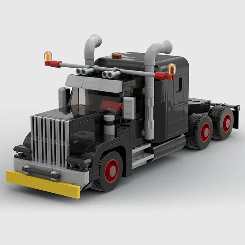 Moc Bouwstenen Street View Model Zware Vrachtwagen Transport Technologie Modulaire Blokken Geschenken Speelgoed Voor Kinderen DIY Sets Montage